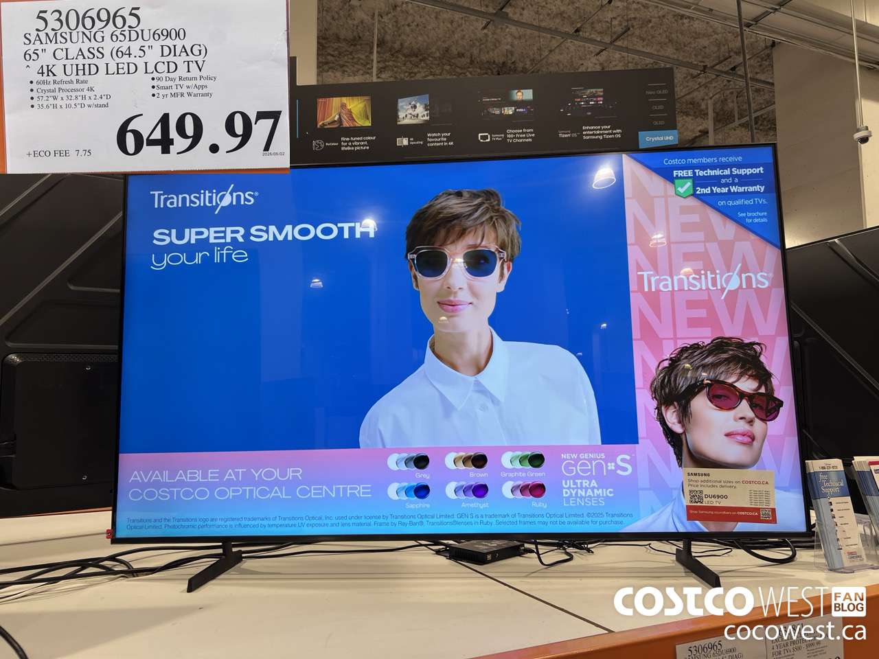 5306965 SAMSUNG 65DU6900 65