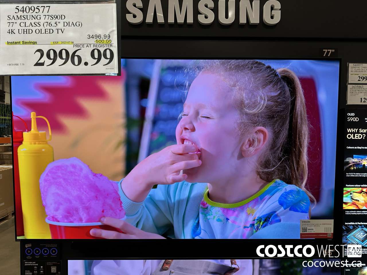 5409577 SAMSUNG 77S90D 77