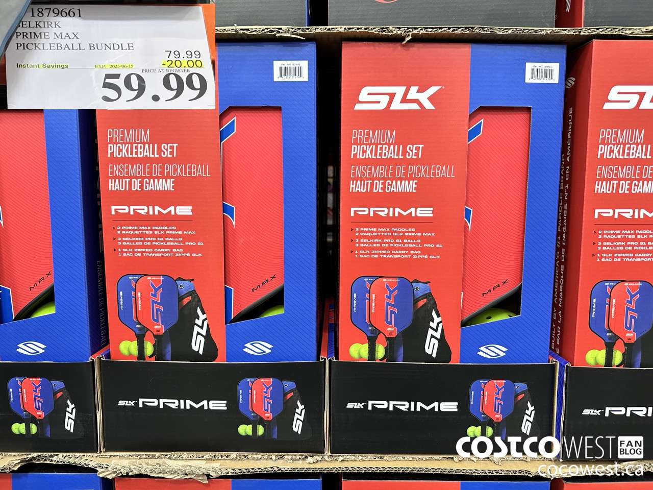 1879661 SELKIRK PRIME MAX PICKLEBALL BUNDLE ($20.00 INSTANT SAVINGS EXPIRES ON 2025-06-15) $59.99