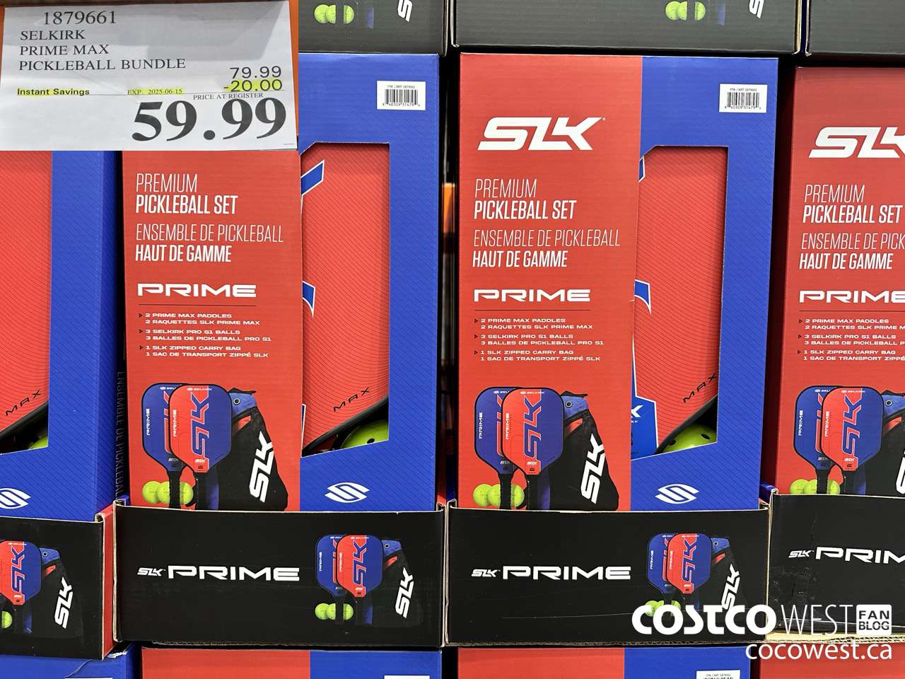 1879661 SELKIRK PRIME MAX PICKLEBALL BUNDLE ($20.00 INSTANT SAVINGS EXPIRES ON 2025-06-15) $59.99