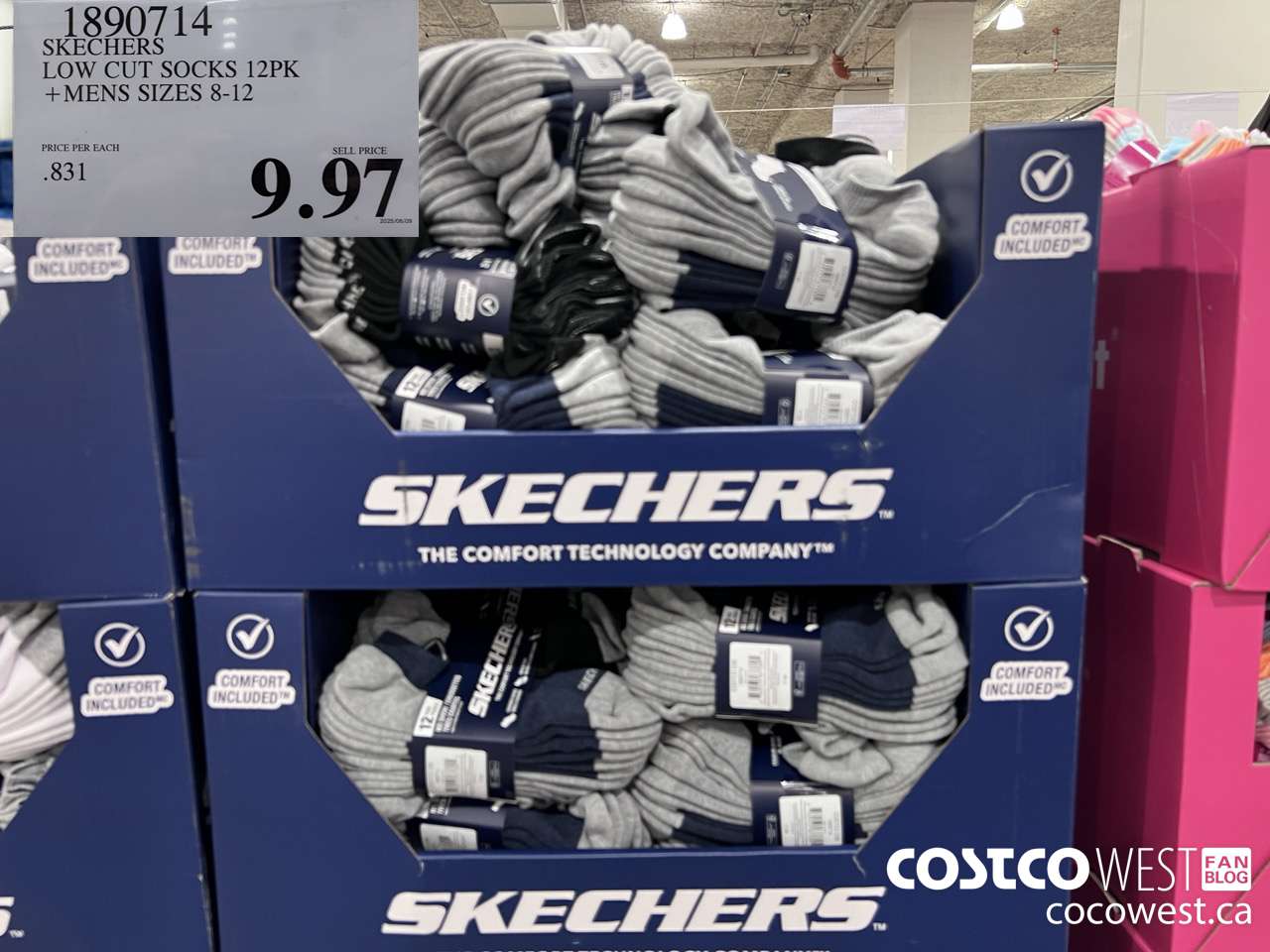 1890714 SKECHERS LOW CUT SOCKS 12PK MENS SIZES 8-12 $9.97