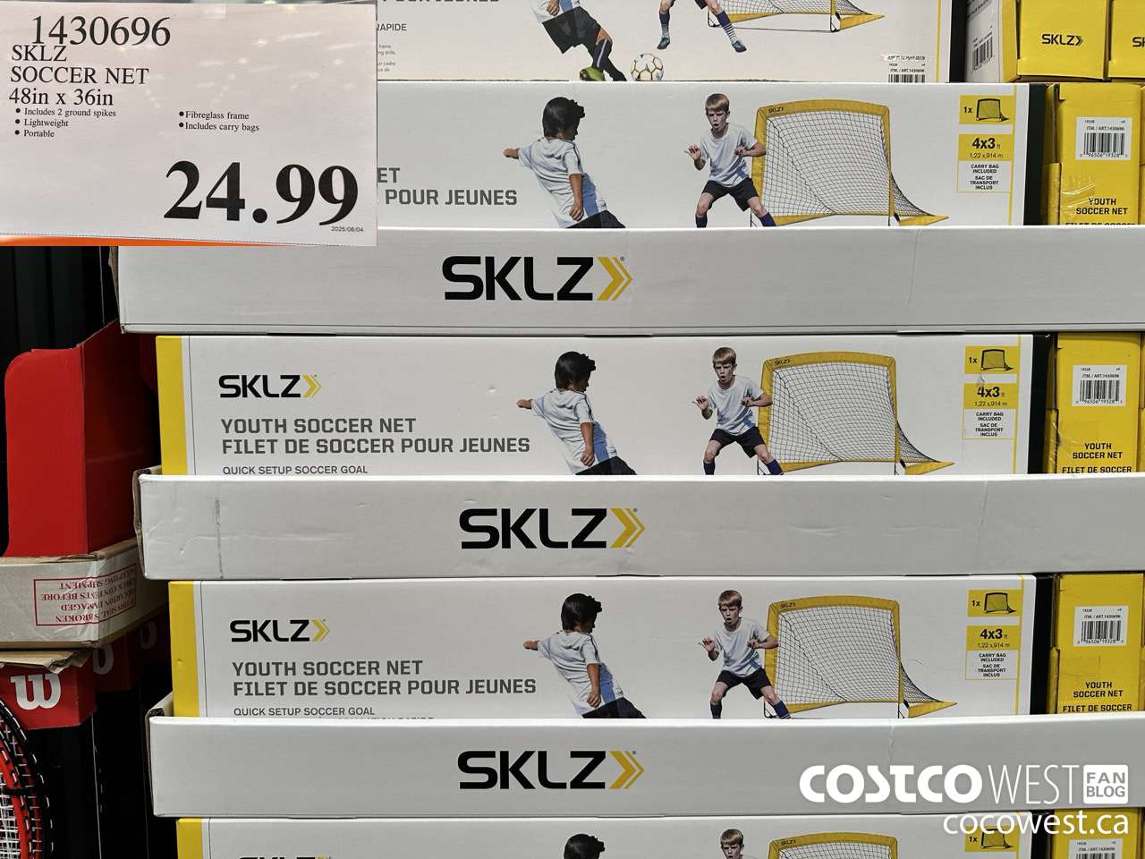 1430696 SKLZ SOCCER NET 122cm x 91cm $24.99