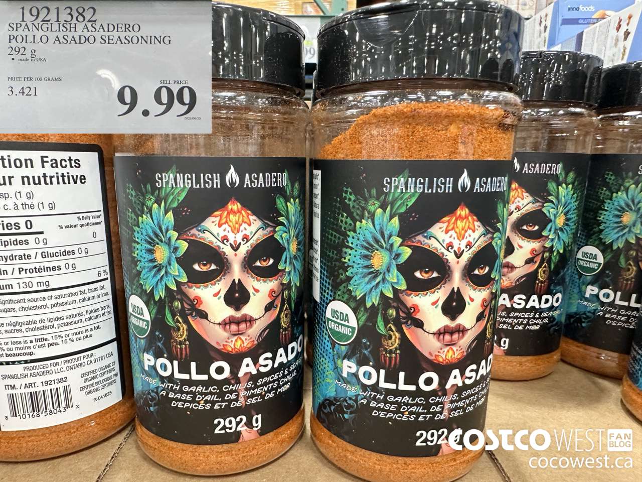 1921382 SPANGLISH ASADERO POLLO ASADO SEASONING 292G $9.99