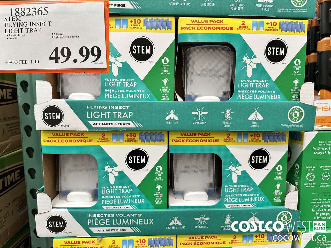 1882365 STEM FLYING INSECT LIGHT TRAP $49.99