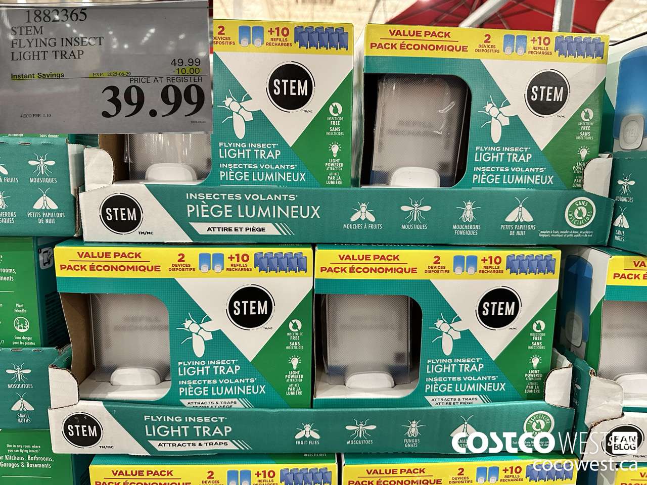 1882365 STEM FLYING INSECT LIGHT TRAP ($10.00 INSTANT SAVINGS EXPIRES ON 2025-06-29) $39.99