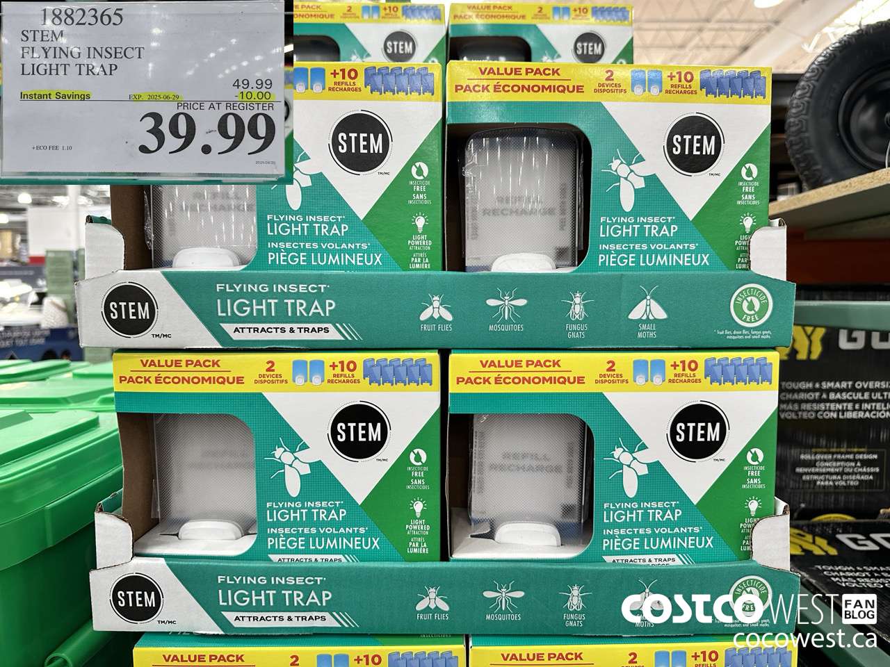 1882365 STEM FLYING INSECT LIGHT TRAP ($10.00 INSTANT SAVINGS EXPIRES ON 2025-06-29) $39.99