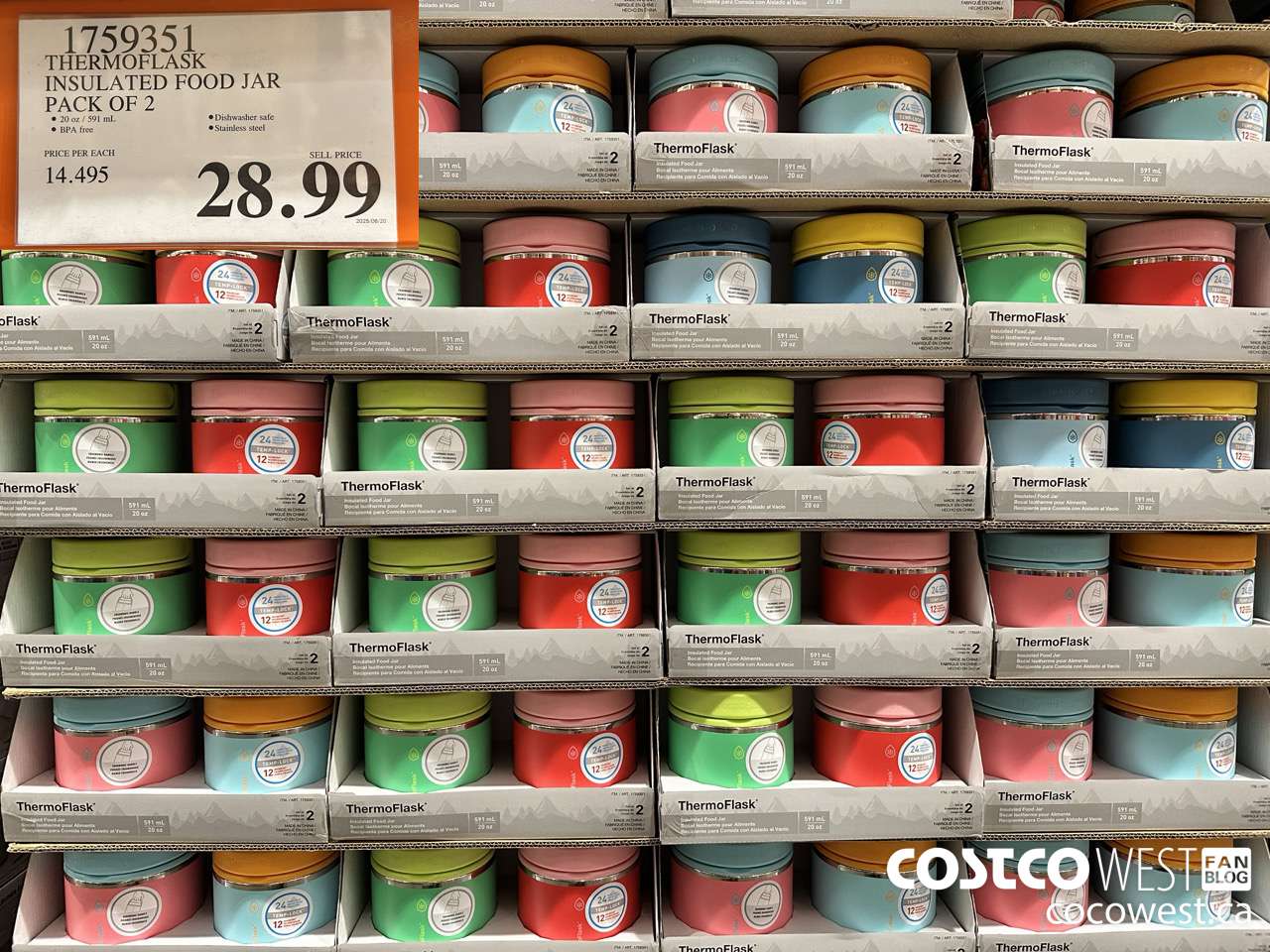 1759351 THERMOFLASK INSULATED FOOD JAR PACK OF 2 $28.99