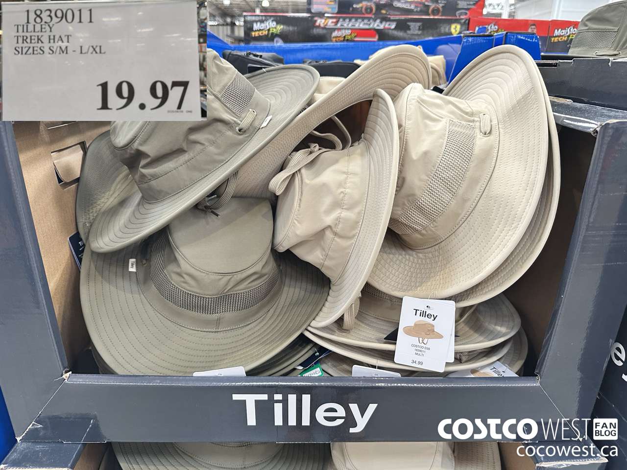 1839011 TILLEY TREK HAT SIZES S/M-L/XL $19.97