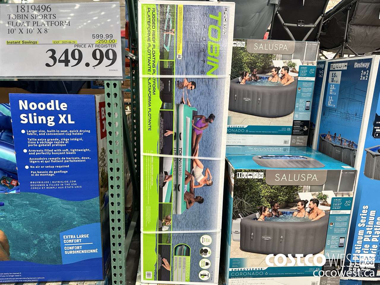 1819496 TOBIN SPORTS FLOAT PLATFORM 10' X 10' X 8' ($250.00 INSTANT SAVINGS EXPIRES ON 2025-06-29) $349.99