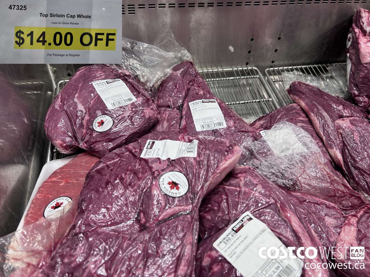 47325 TOP SIRLOIN CAP WHOLE ($14.00 INSTANT SAVINGS)