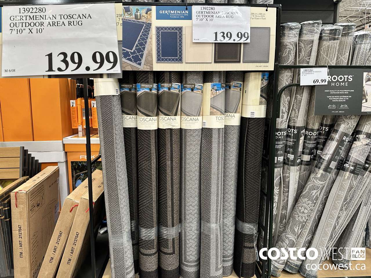 1392280 TOSCANA OUTDOOR AREA RUG 7'10