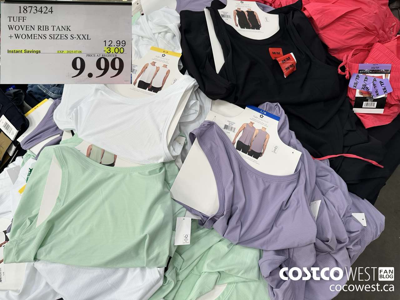 1873424 TUFF WOVEN RIB TANK WOMENS SIZES S-XXL ($3.00 INSTANT SAVINGS EXPIRES ON 2025-07-06) $9.99