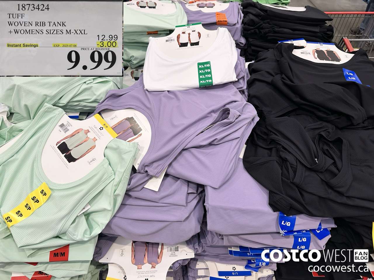 1873424 TUFF WOVEN RIB TANK WOMENS SIZES S-XXL ($3.00 INSTANT SAVINGS EXPIRES ON 2025-07-06) $9.99