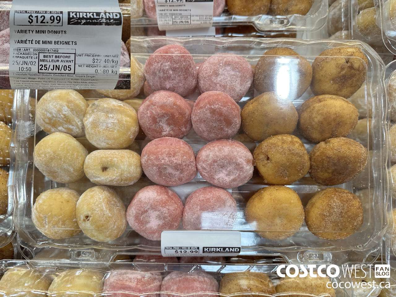 1817452 VARIETY MINI DONUTS $12.99