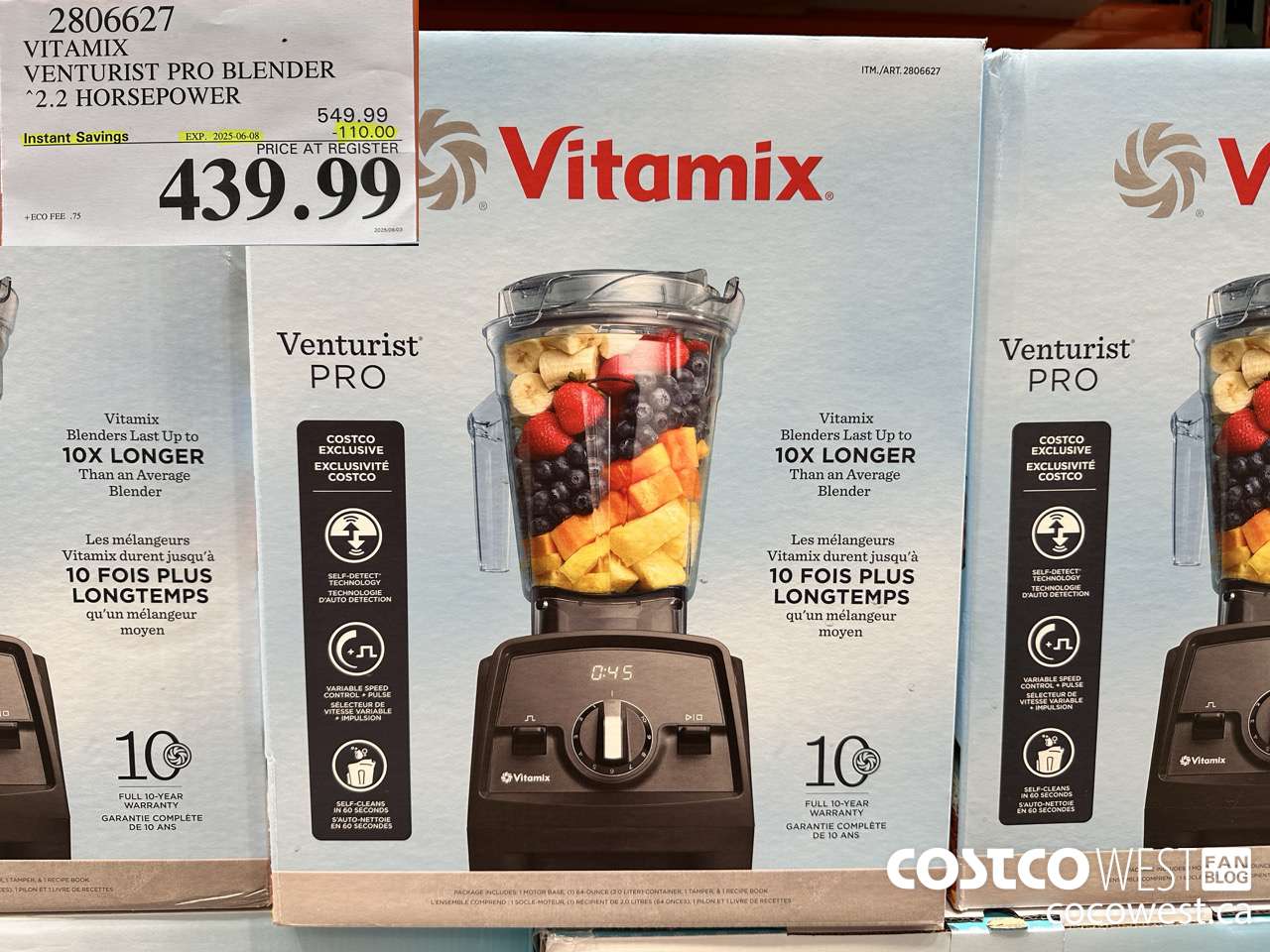 2806627 VITAMIX VENTURIST PRO BLENDER ($110.00 INSTANT SAVINGS EXPIRES ON 2025-06-08) $439.99
