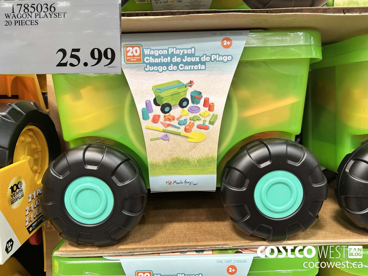 1785036 WAGON PLAYSET 20 PIECES $25.99