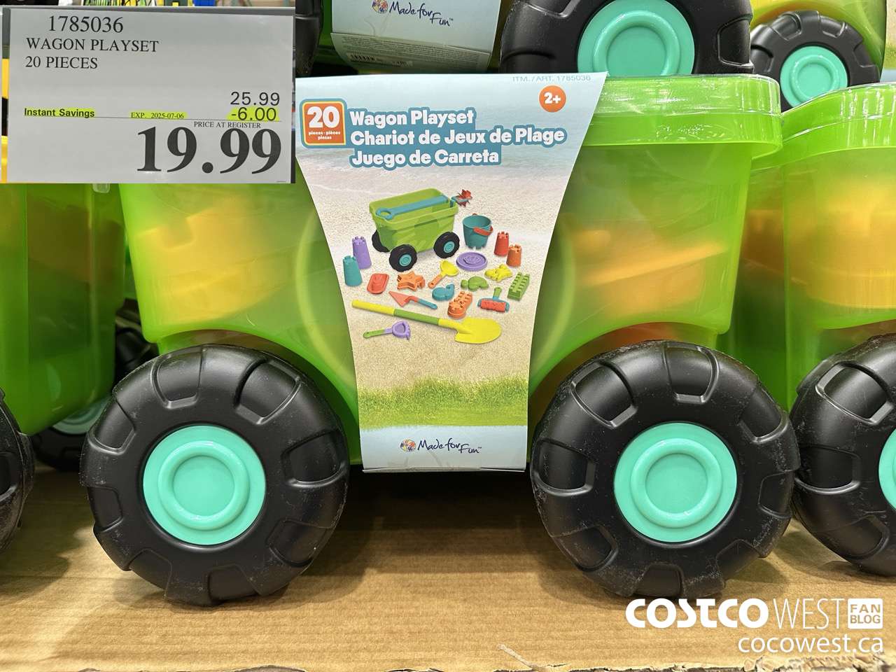 1785036 WAGON PLAYSET 20 PIECES ($6.00 INSTANT SAVINGS EXPIRES ON 2025-07-06) $19.99