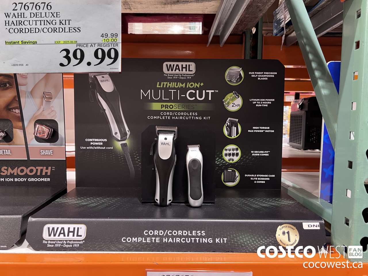 2767676 WAHL DELUXE HAIRCUTTING KIT CORDED/CORDLESS ($10.00 INSTANT SAVINGS EXPIRES ON 2025-06-08) $39.99