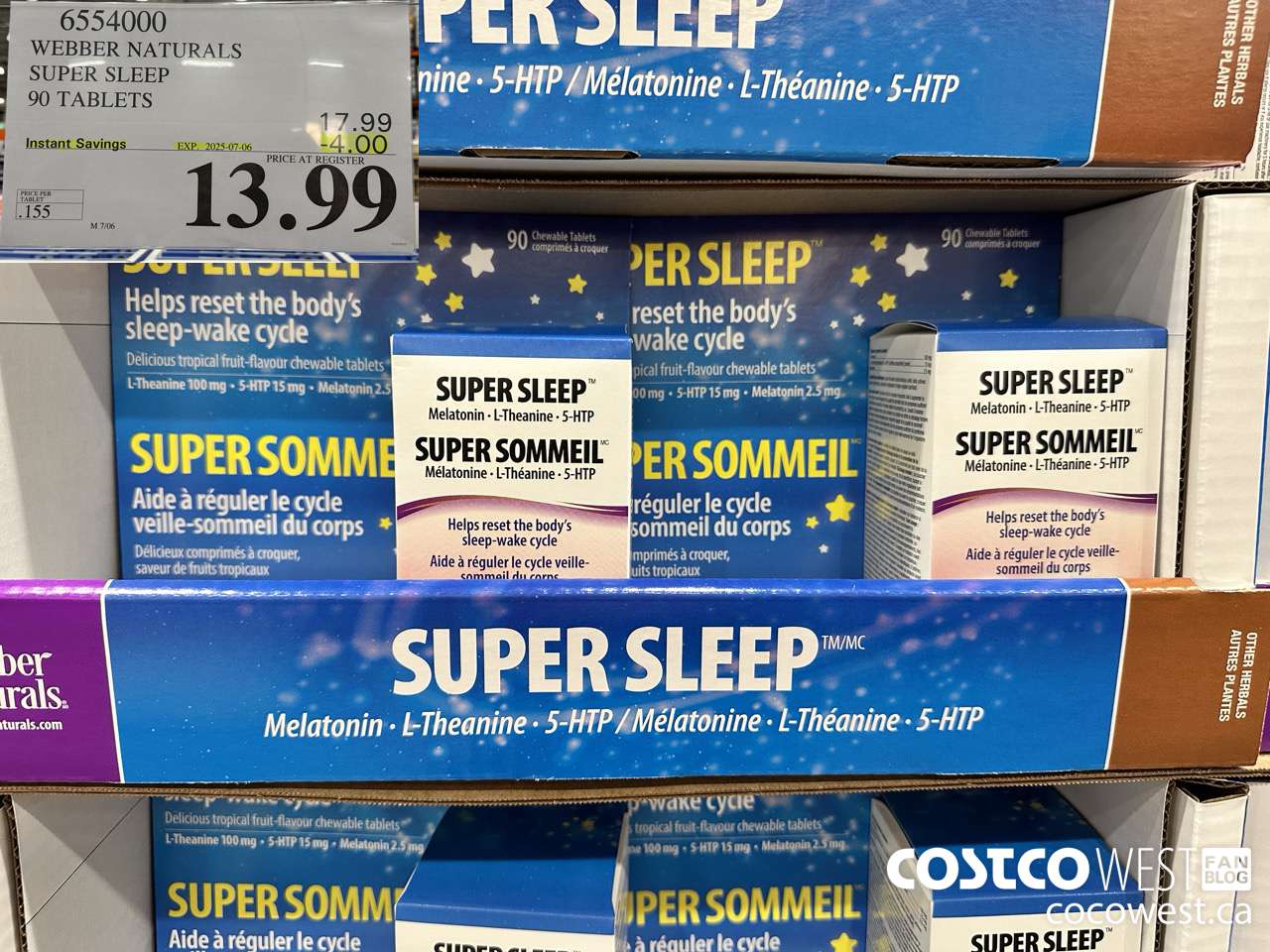 6554000 WEBBER NATURALS SUPER SLEEP 90 TABLETS ($4.00 INSTANT SAVINGS EXPIRES ON 2025-07-06) $13.99