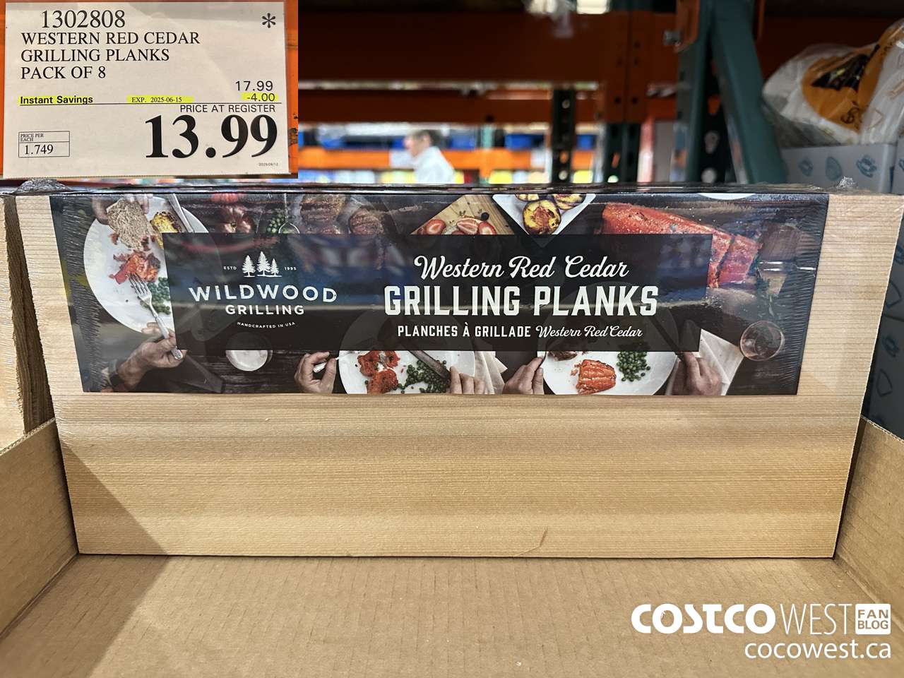 1302808 WESTERN RED CEDAR GRILLING PLANKS PACK OF ($4.00 INSTANT SAVINGS EXPIRES ON 2025-06-15) $13.99