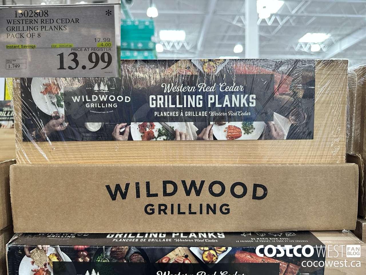 1302808 WESTERN RED CEDAR GRILLING PLANKS PACK OF ($4.00 INSTANT SAVINGS EXPIRES ON 2025-07-06) $13.99