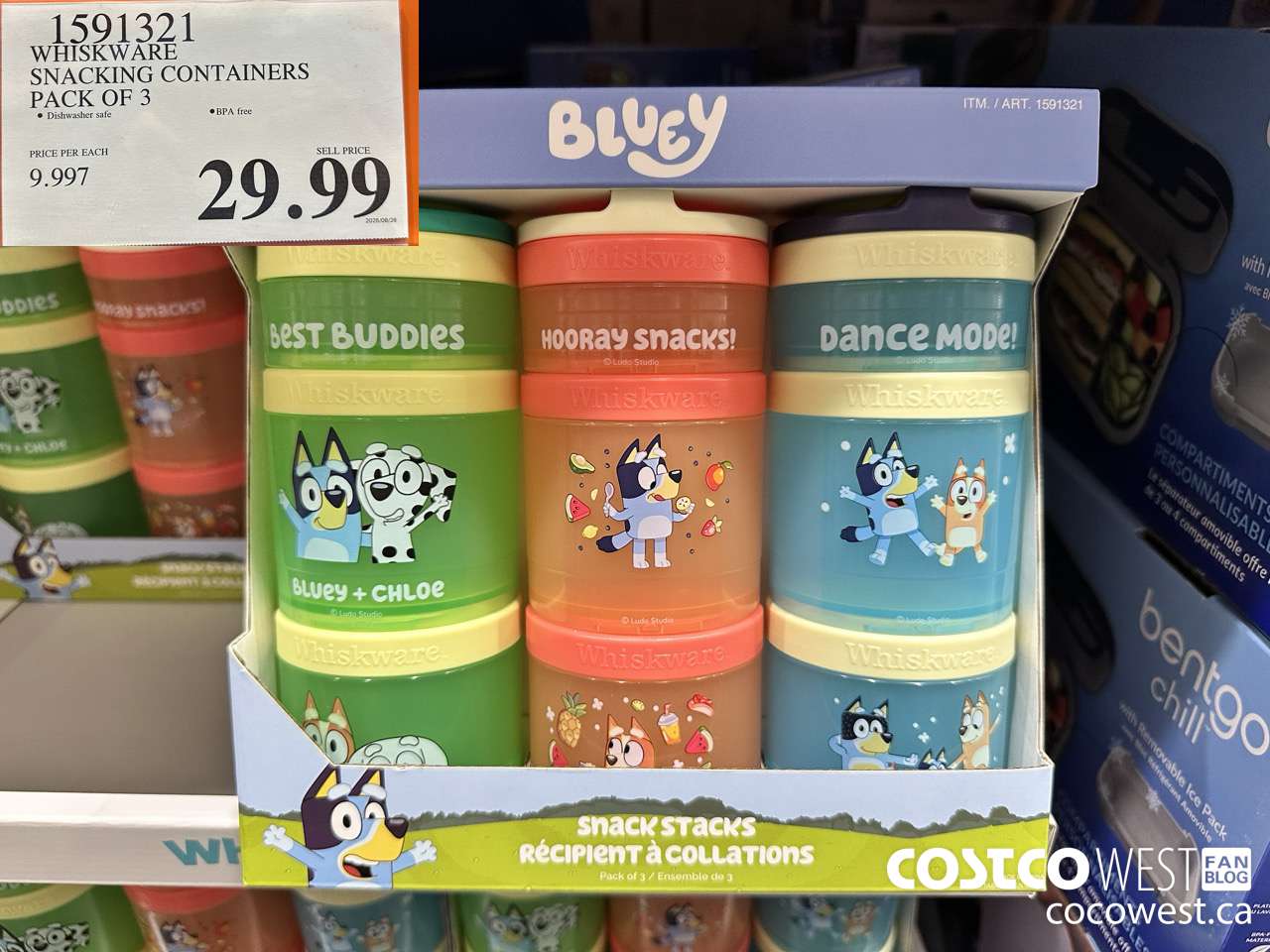 1591321 WHISKWARE SNACKING CONTAINERS PACK OF 3 $29.99