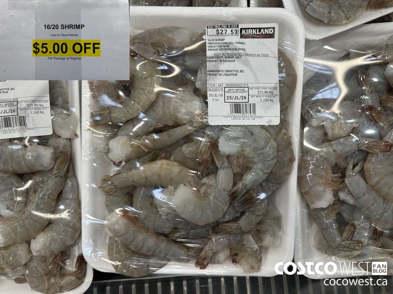 47886 16/20 SHRIMP ($5.00 INSTANT SAVINGS)