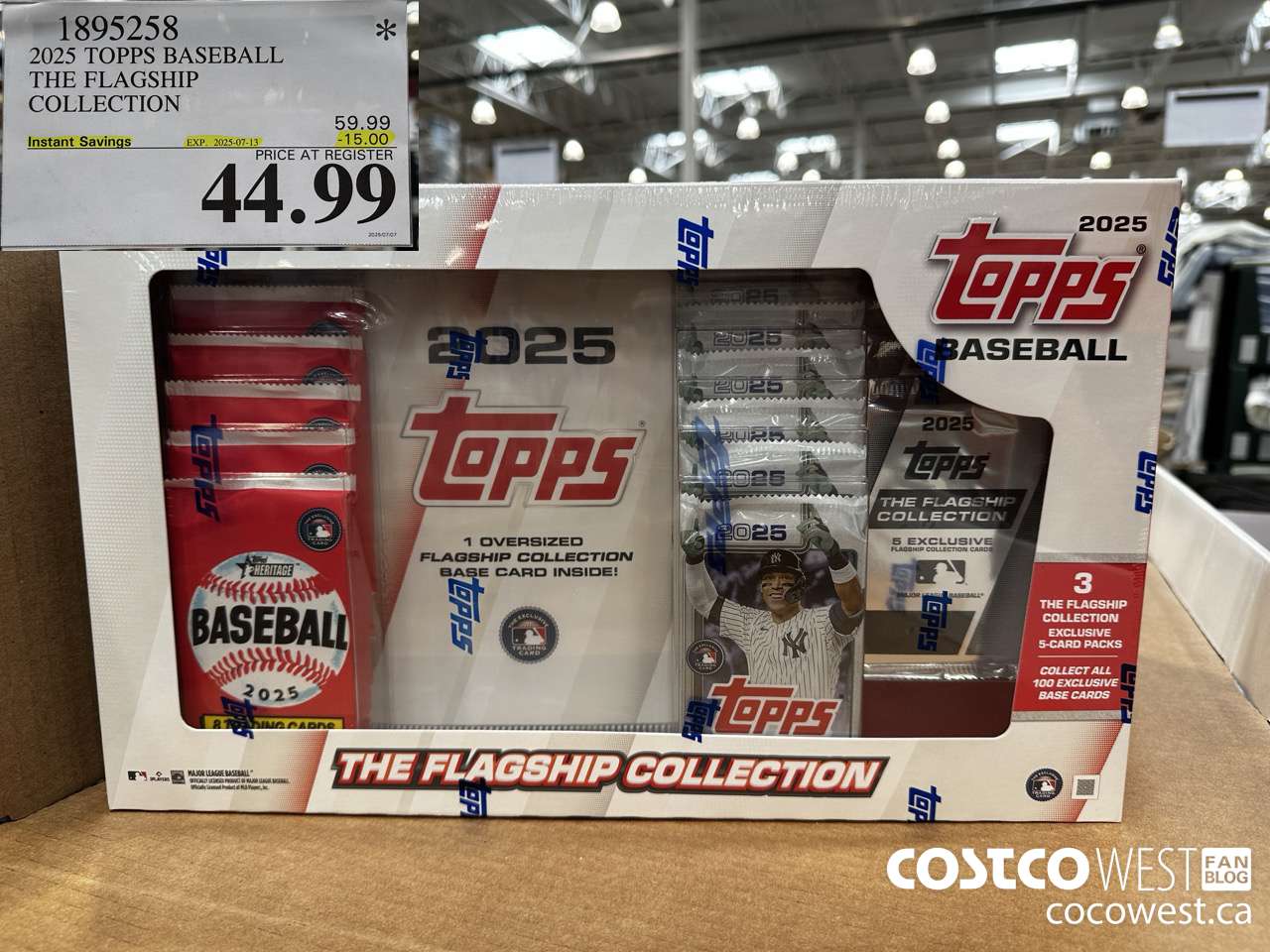 1895258 2025 TOPPS BASEBALL THE FLAGSHIP COLLECTION ($15.00 INSTANT SAVINGS EXPIRES ON 2025-07-13) $44.99