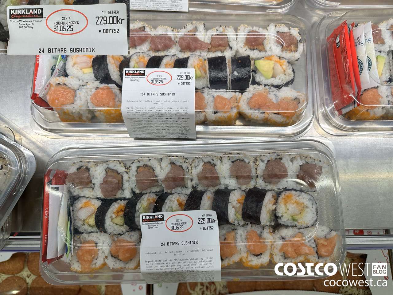 007752 24 BITARS SUSHIMIX $229.00