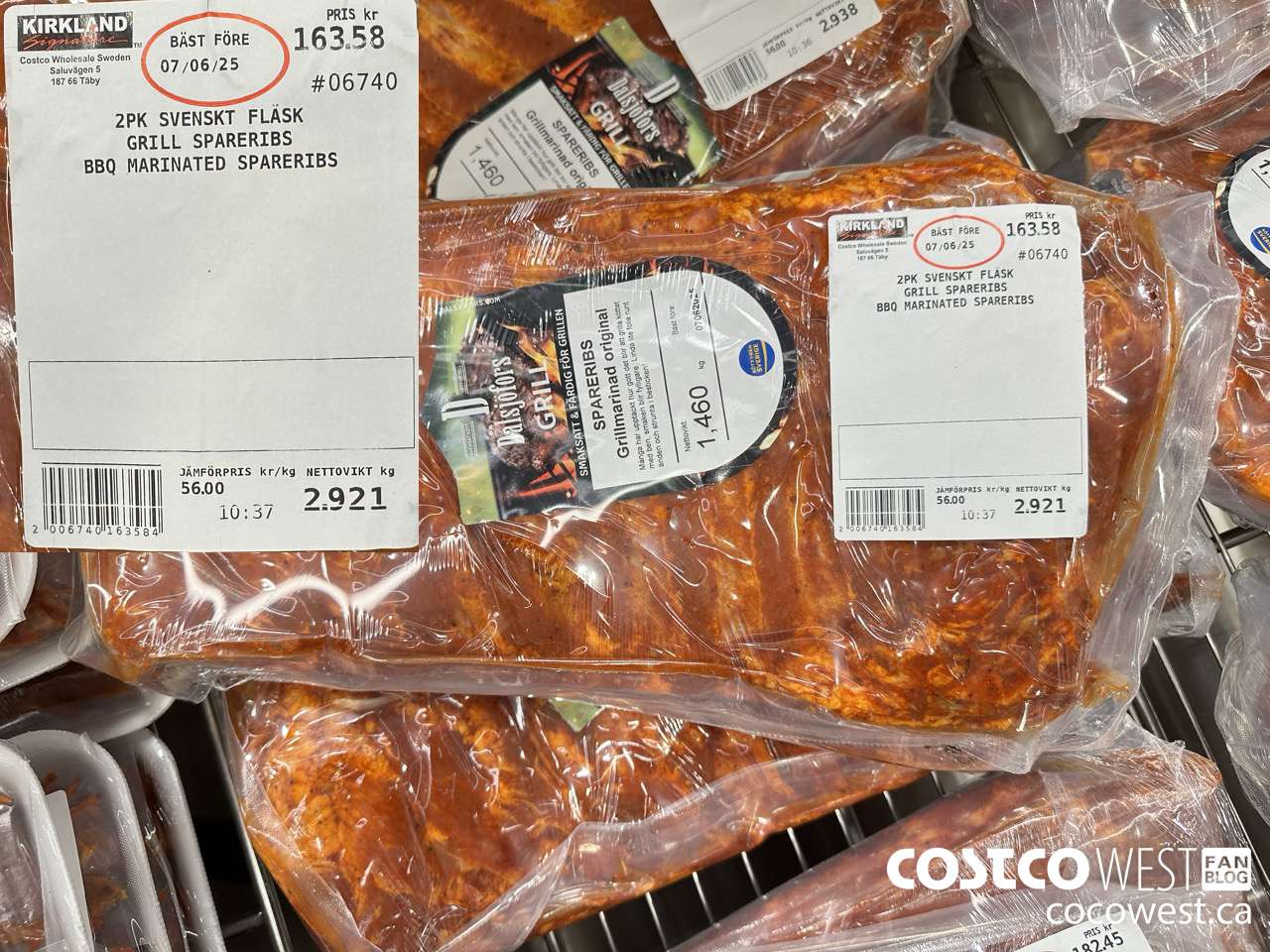 06740 2PK SVENSKT FLASK GRILL SPARERIBS BBQ MARINATED SPARERIBS $56.00