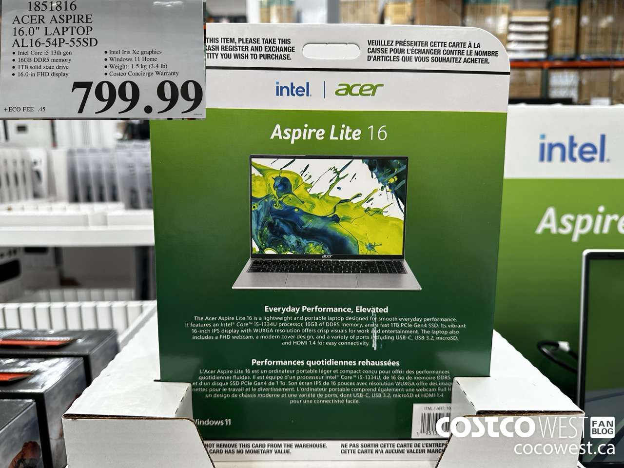 1851816 ACER ASPIRE 16.0