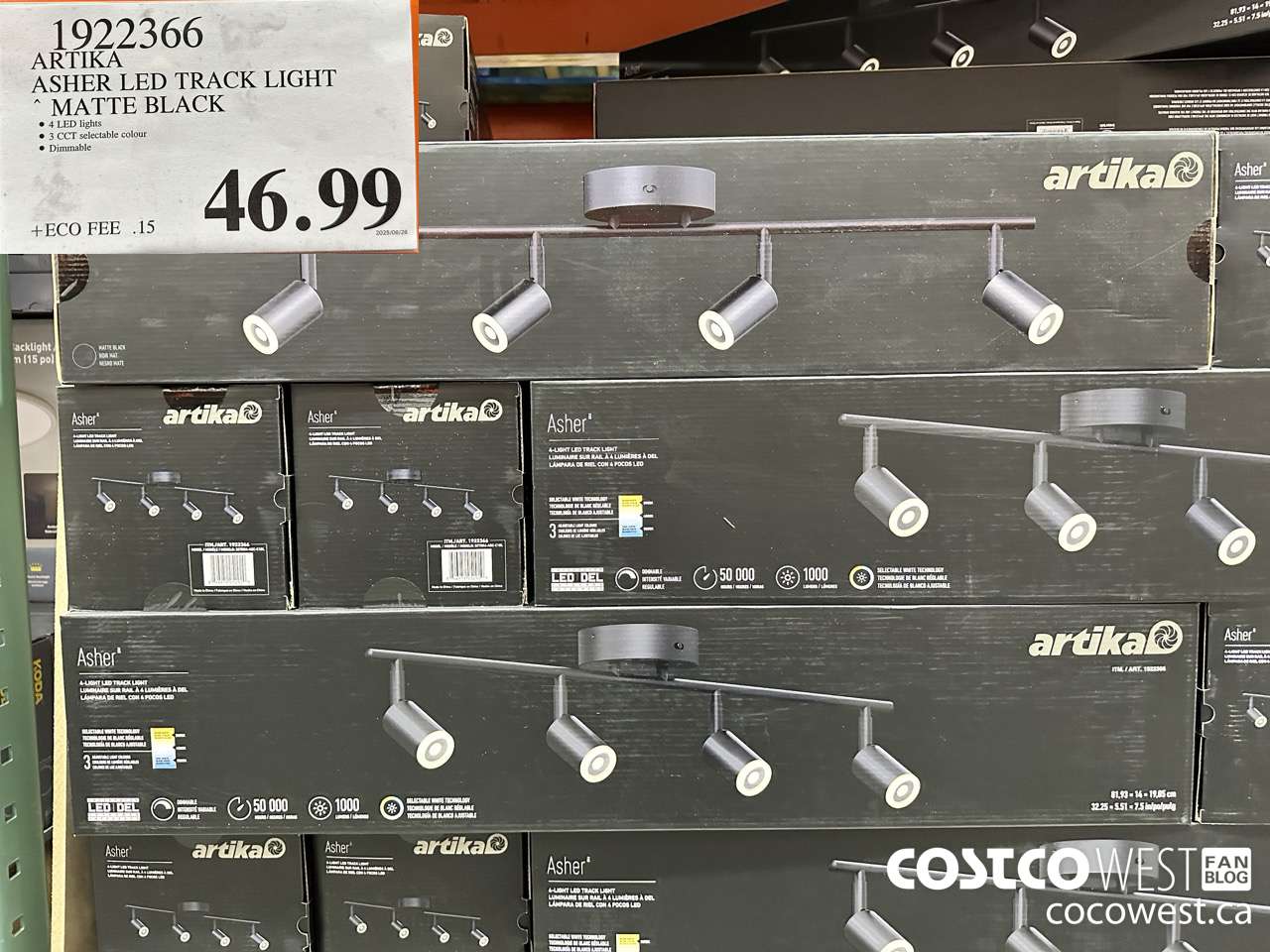 1922366 ARTIKA ASHER LED TRACK LIGHT MATTE BLACK $46.99