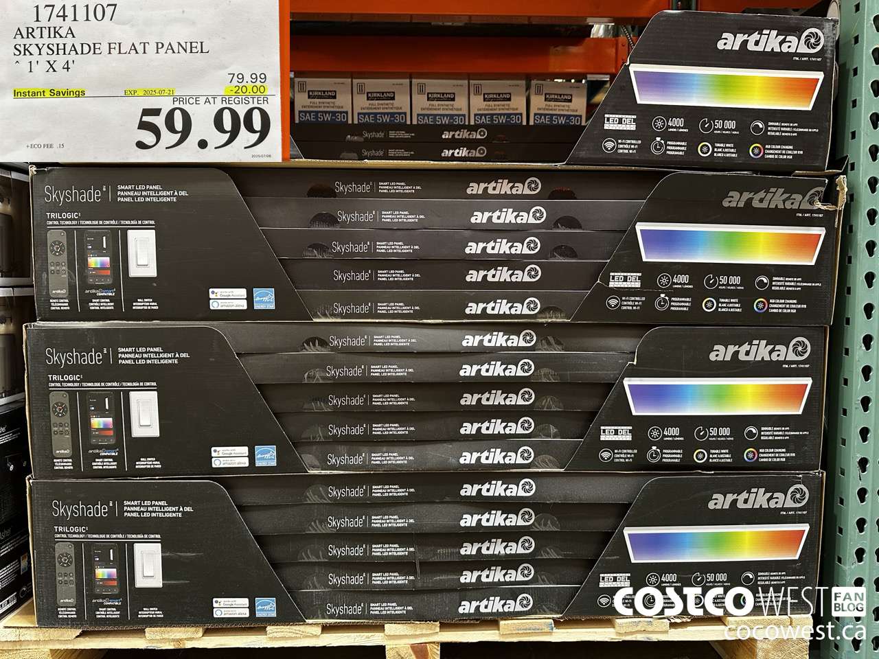 1741107 ARTIKA SKYSHADE FLAT PANEL ($20.00 INSTANT SAVINGS EXPIRES ON 2025-07-21) $59.99