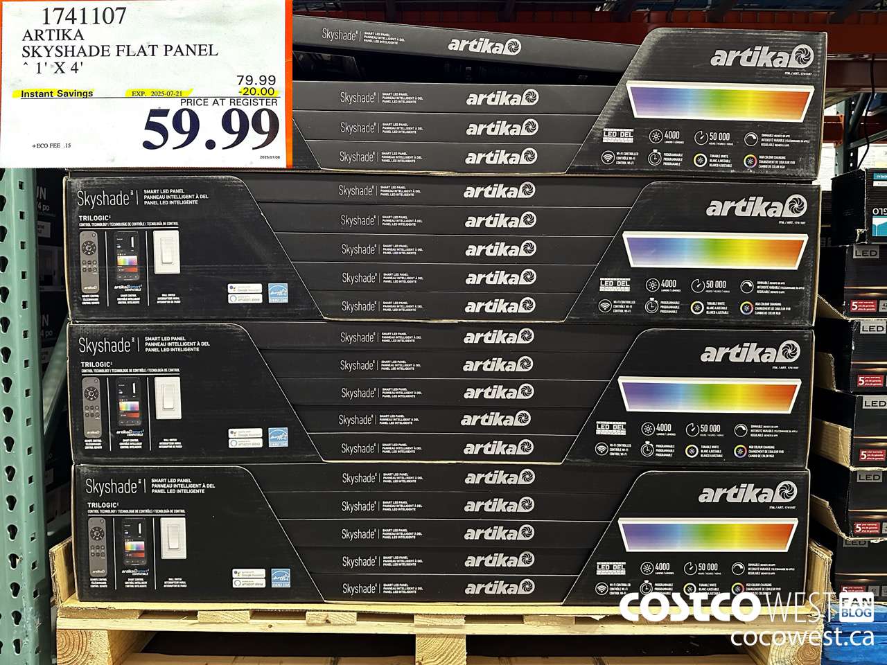 1741107 ARTIKA SKYSHADE FLAT PANEL ($20.00 INSTANT SAVINGS EXPIRES ON 2025-07-21) $59.99