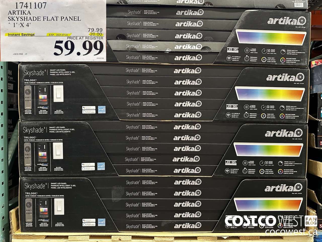 1741107 ARTIKA SKYSHADE FLAT PANEL ($20.00 INSTANT SAVINGS EXPIRES ON 2025-07-21) $59.99