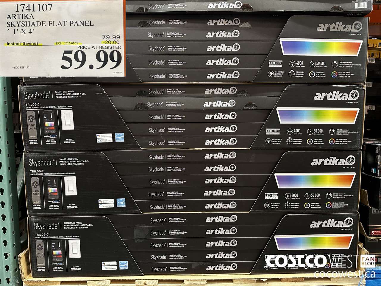 1741107 ARTIKA SKYSHADE FLAT PANEL ($20.00 INSTANT SAVINGS EXPIRES ON 2025-07-28) $59.99