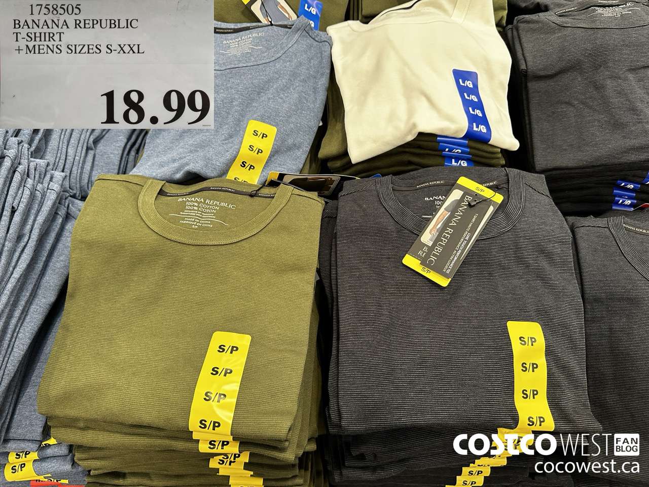 1758505 BANANA REPUBLIC T-SHIRT MENS SIZES S-XXL $18.99