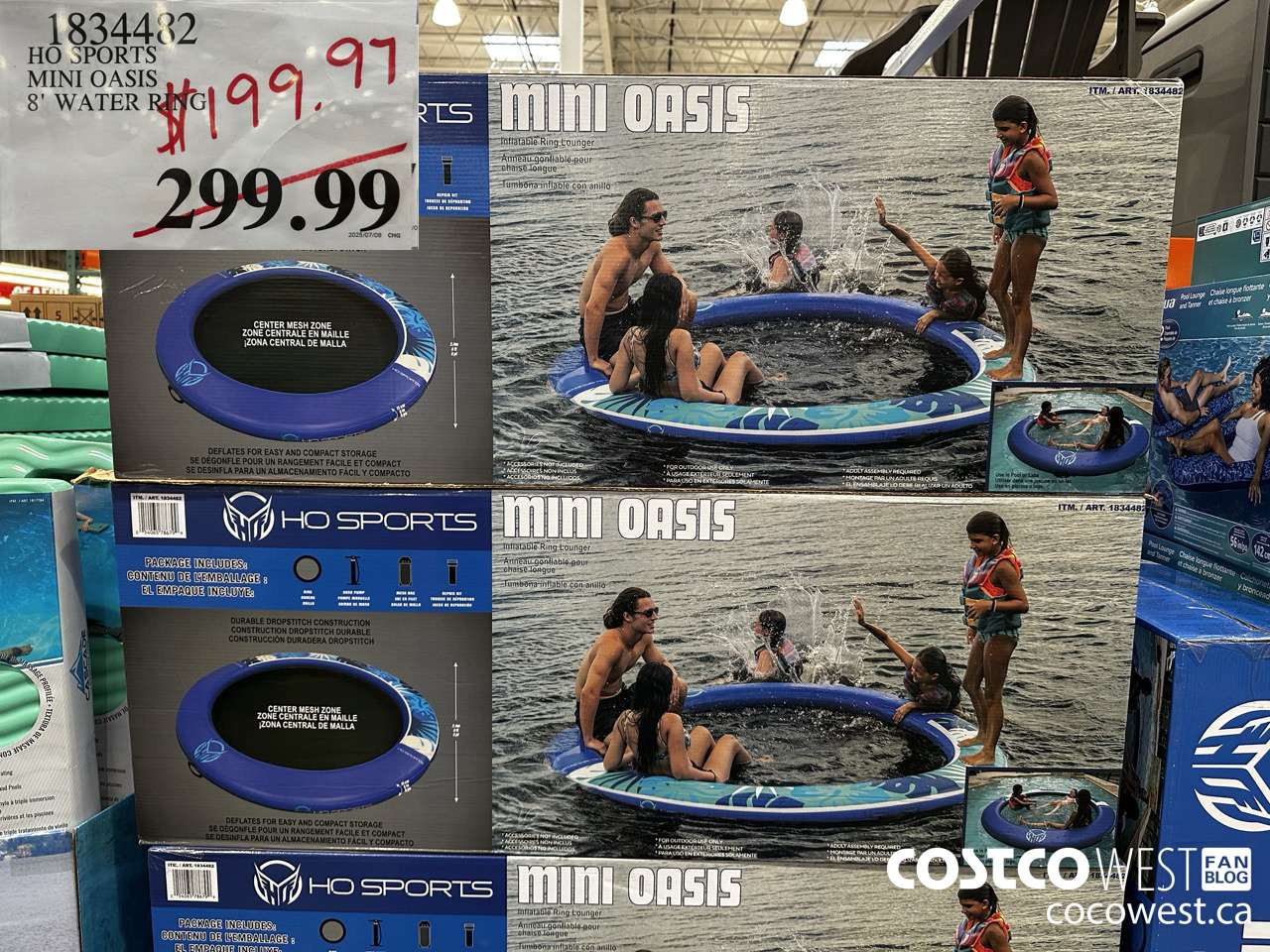 1834482 BESTWAY MINI OASIS 8' WATER RING $199.97