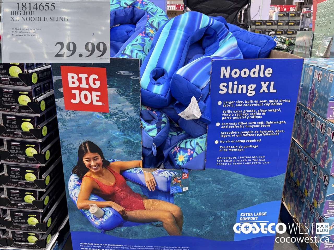 1814655 BIG JOE XL NOODLE SLING $29.99