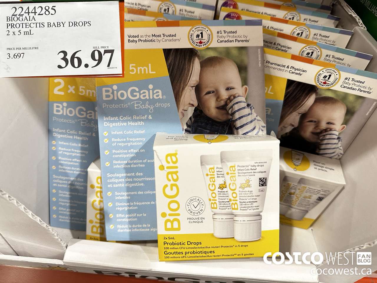2244285 BIOGAIA PROTECTIS BABY DROPS 2 X 5 ML $36.97