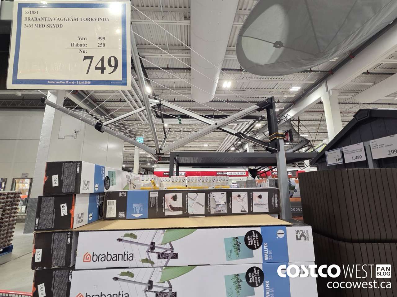 551851 BRABANTIA VAGGFAST TORKVINDA 24M MED SKYDD ($250.00 INSTANT SAVINGS) $749.00