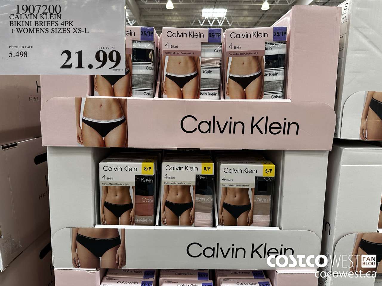 1907200 CALVIN KLEIN BIKINI BRIEFS 4PK LADIES SIZES XS-L $21.99