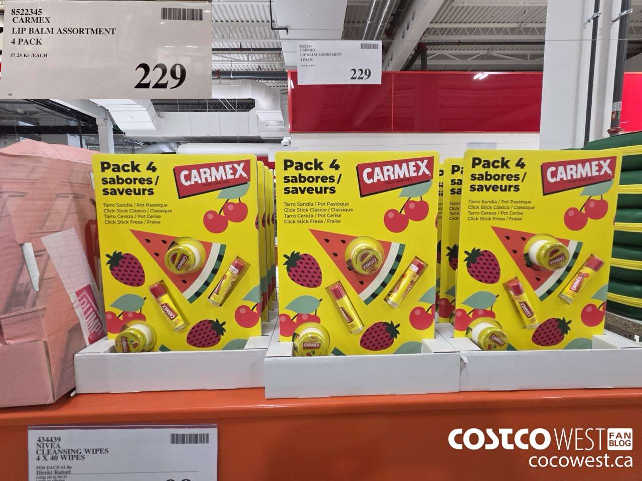 8522345 CARMEX LIP BALM ASSORTMENT 4 PACK $229.00