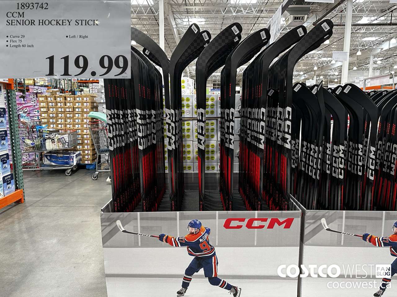 1893742 CCM SENIOR HOCKEY STICK $119.99