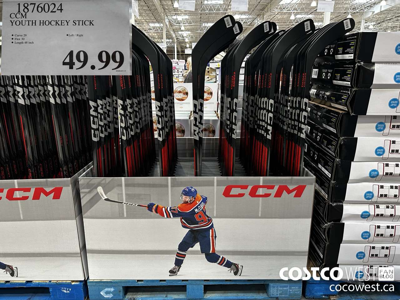 1876024 CCM YOUTH HOCKEY STICK $49.99