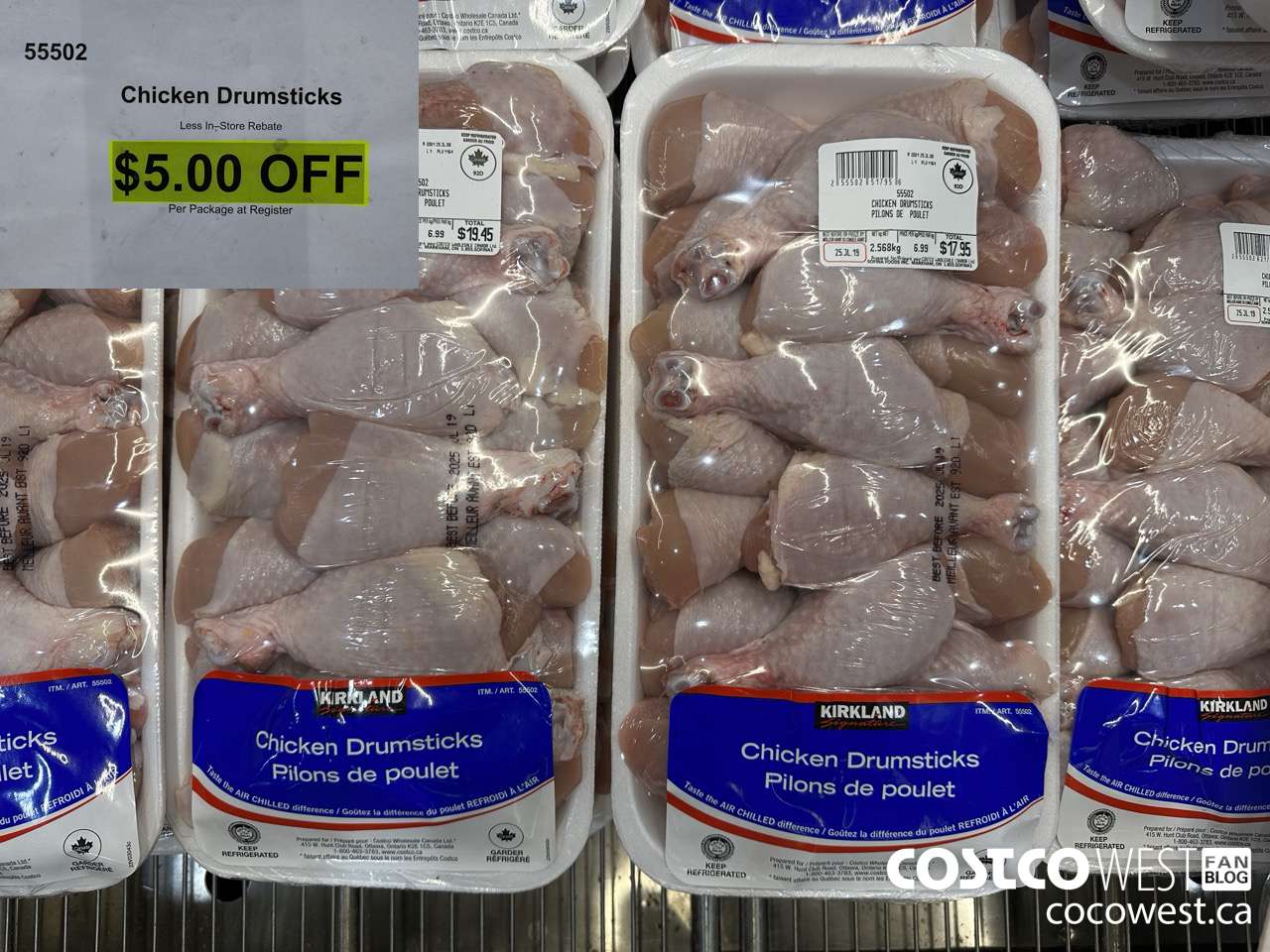 55502 CHICKEN DRUMSTICKS ($5.00 INSTANT SAVINGS)