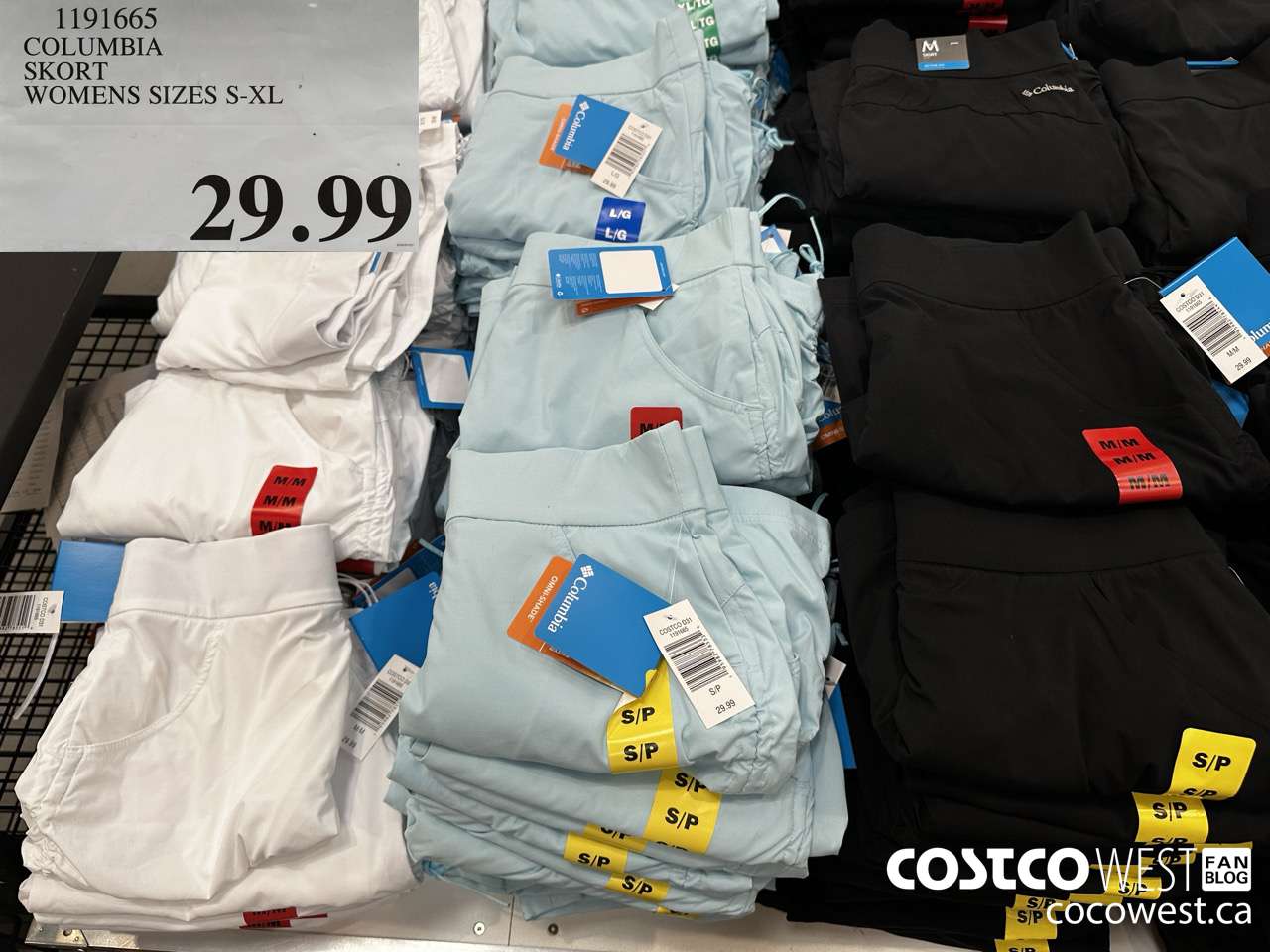 1191665 COLUMBIA SKORT LADIES SIZES S-XL  $29.99