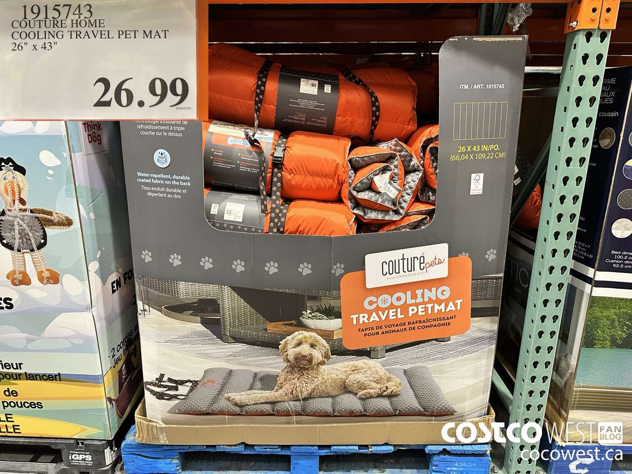 1915743 COUTURE HOME COOLING TRAVEL PET MAT 26