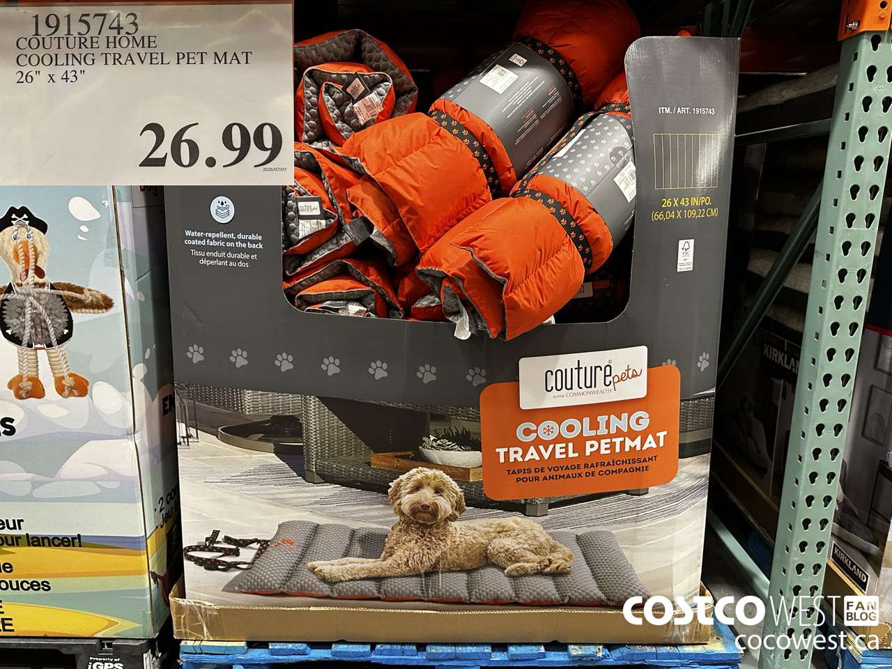 1915743 COUTURE HOME COOLING TRAVEL PET MAT 26