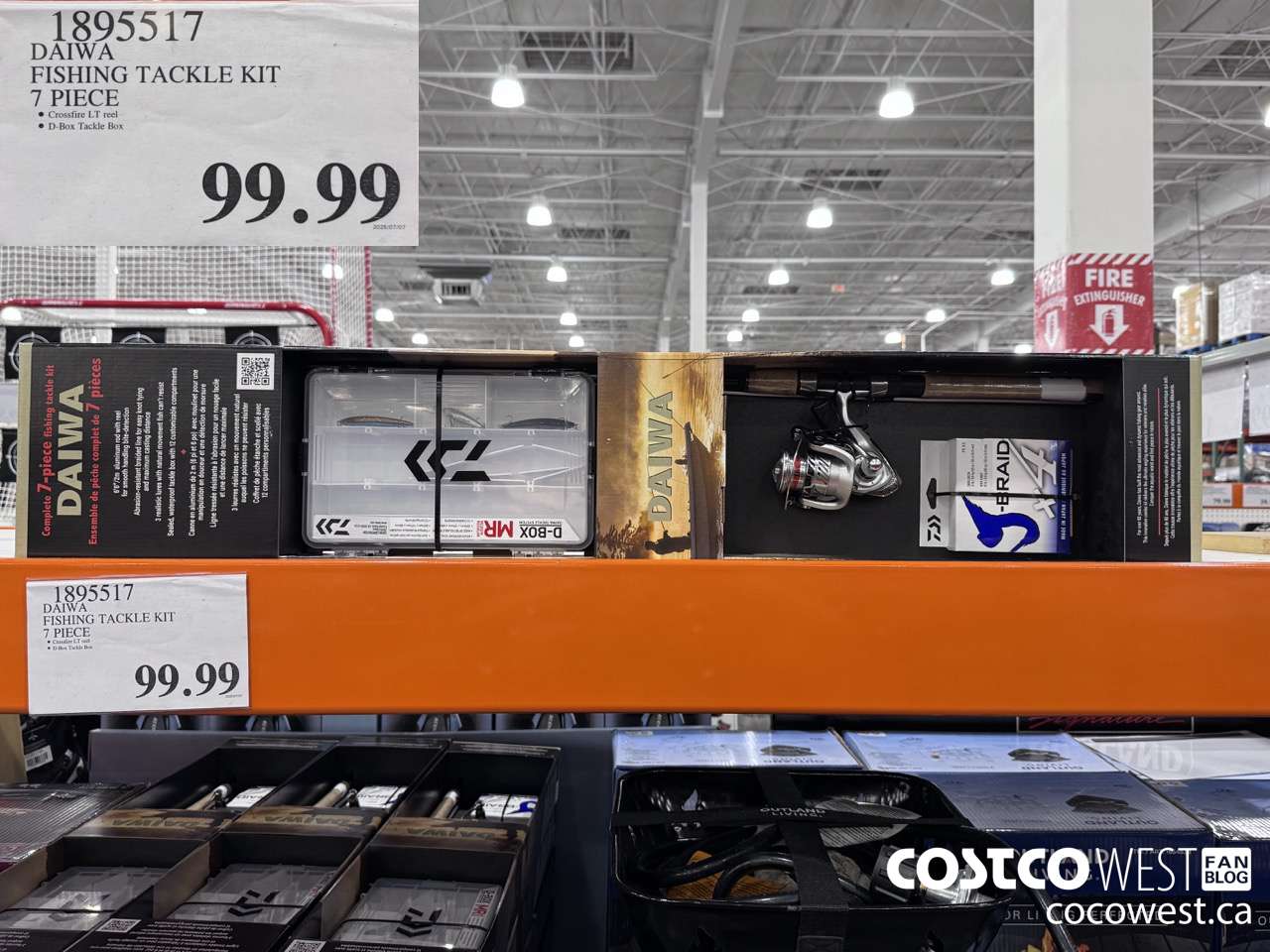 1895517 DAIWA FISHING TACKLE KIT 7 PIECE $99.99